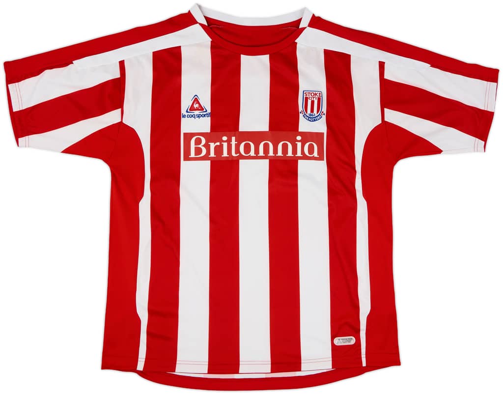 2007-08 Stoke City Home Shirt - 9/10 - (XL)