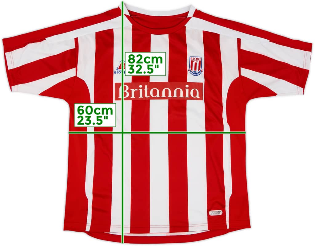 2007-08 Stoke City Home Shirt - 9/10 - (XL)