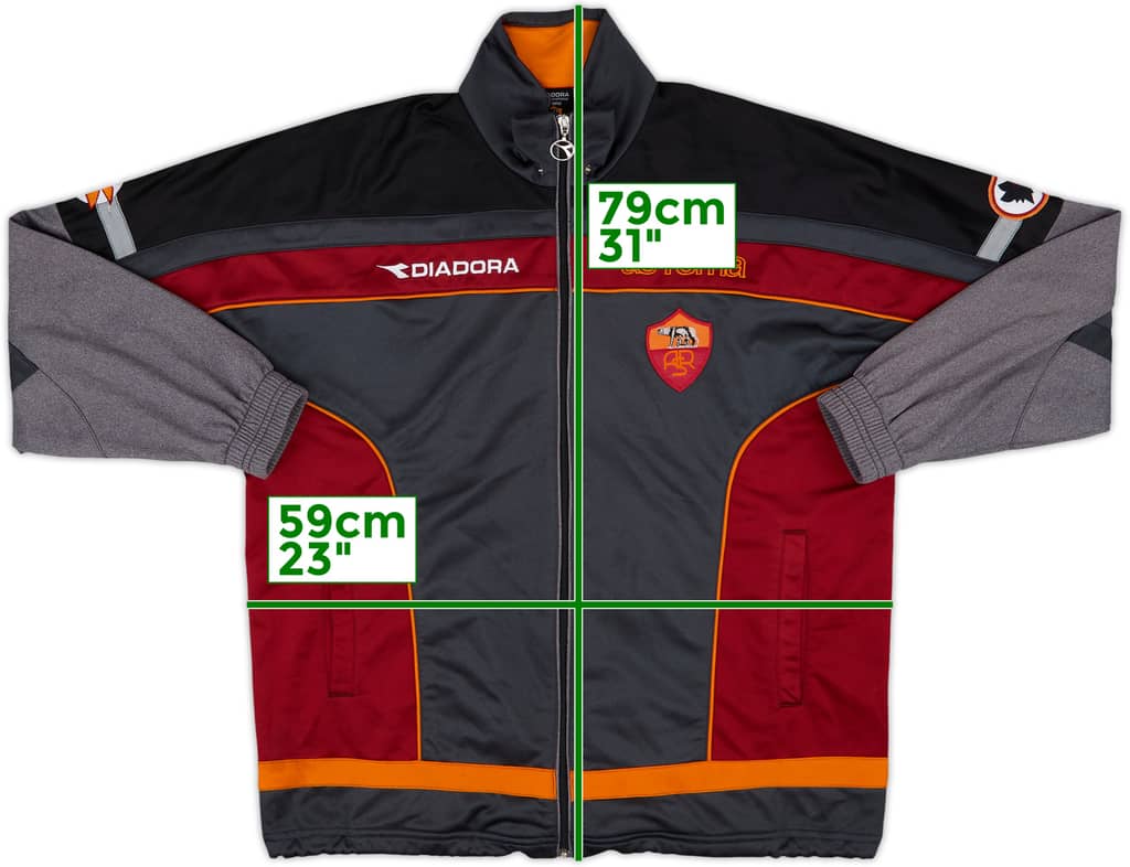 1999-00 Roma Diadora Track Jacket - 8/10 - (S)
