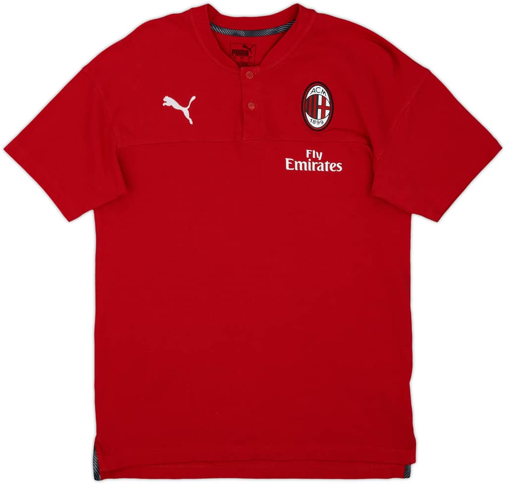 2019-20 AC Milan Puma Polo Shirt - 9/10 - (M)