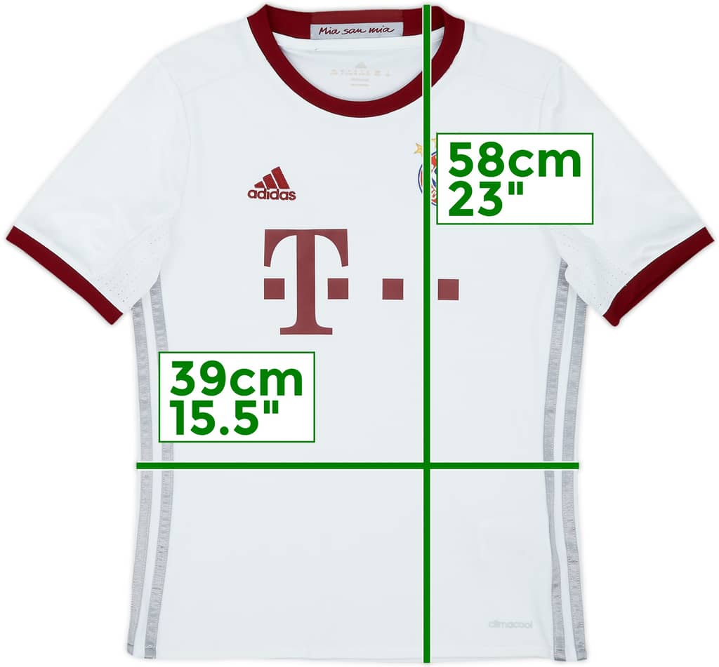 2016-17 Bayern Munich Third Shirt - 7/10 - (M.Boys)