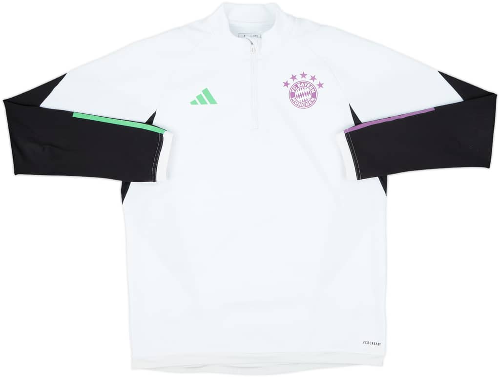 2023-24 Bayern Munich adidas 1/4 Zip Drill Top - 7/10 - (L)