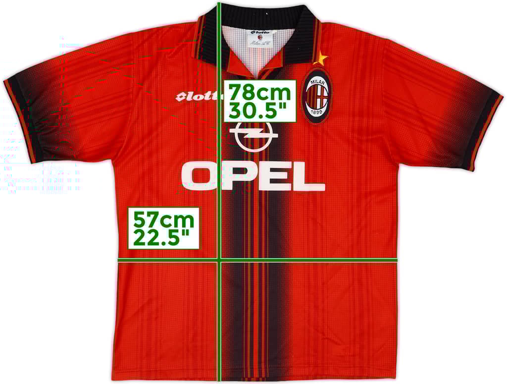 1997-98 AC Milan Fourth Shirt - 10/10 - (L)