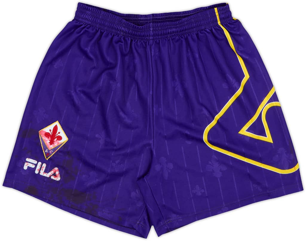 1997-98 Fiorentina Home Shorts - 4/10 - (S)