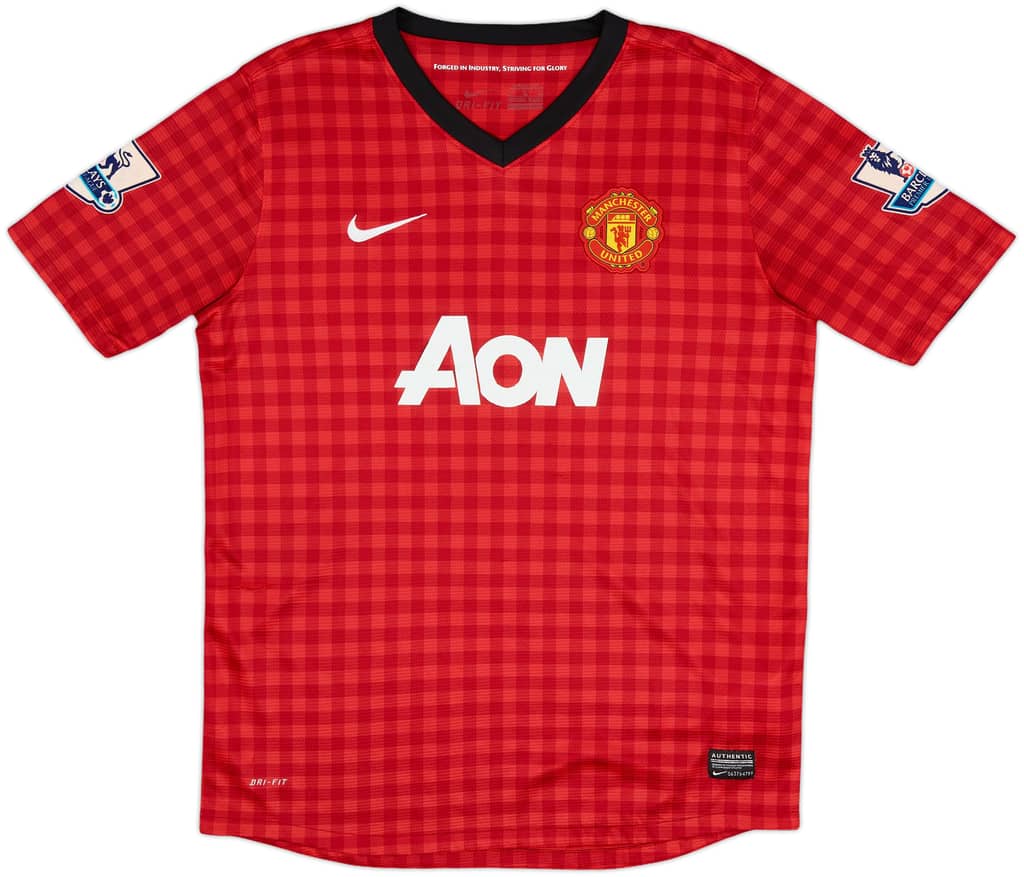 2012-13 Manchester United Home Shirt - 5/10 - (XL.Boys)