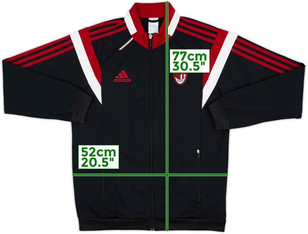 2014-15 AC Milan adidas Track Jacket - 8/10 - (M)