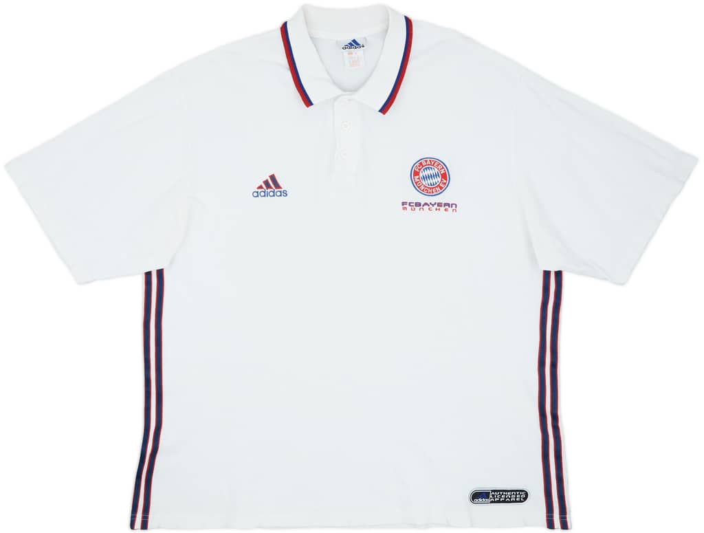 1999-00 Bayern Munich adidas Polo Shirt - 9/10 - (XXL)