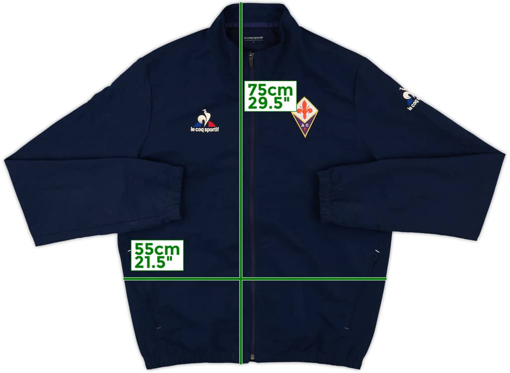 2015-16 Fiorentina Le Coq Sportif Track Jacket - 9/10 - (L)