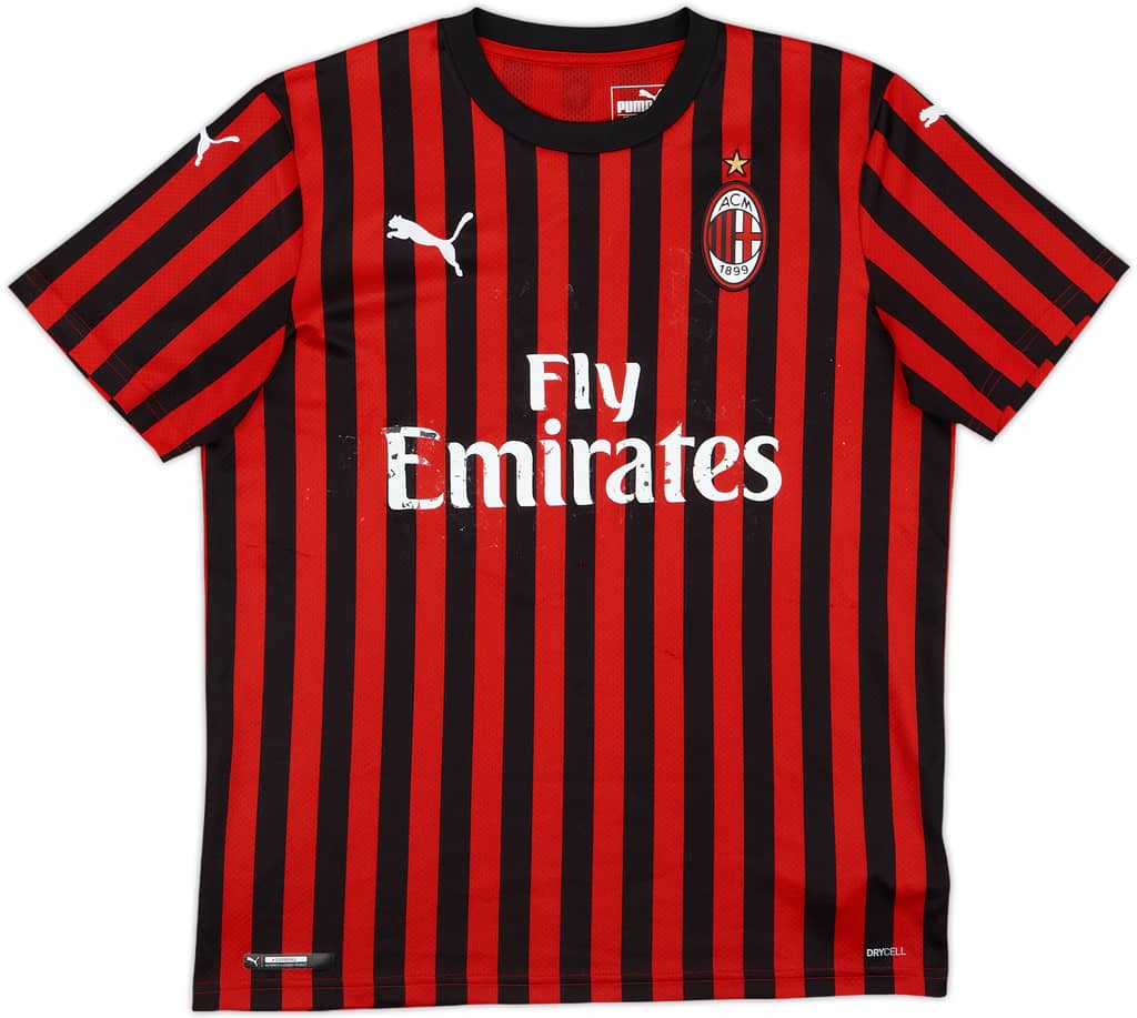 2019-20 AC Milan Home Shirt - 4/10 - (XL.Boys)
