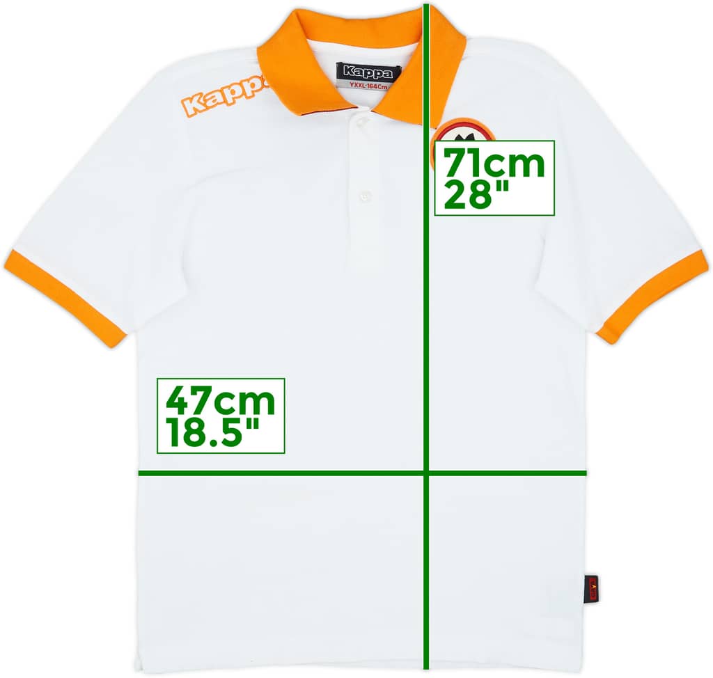 2009-10 Roma Kappa Polo Shirt - 6/10 - (XXL.Boys)