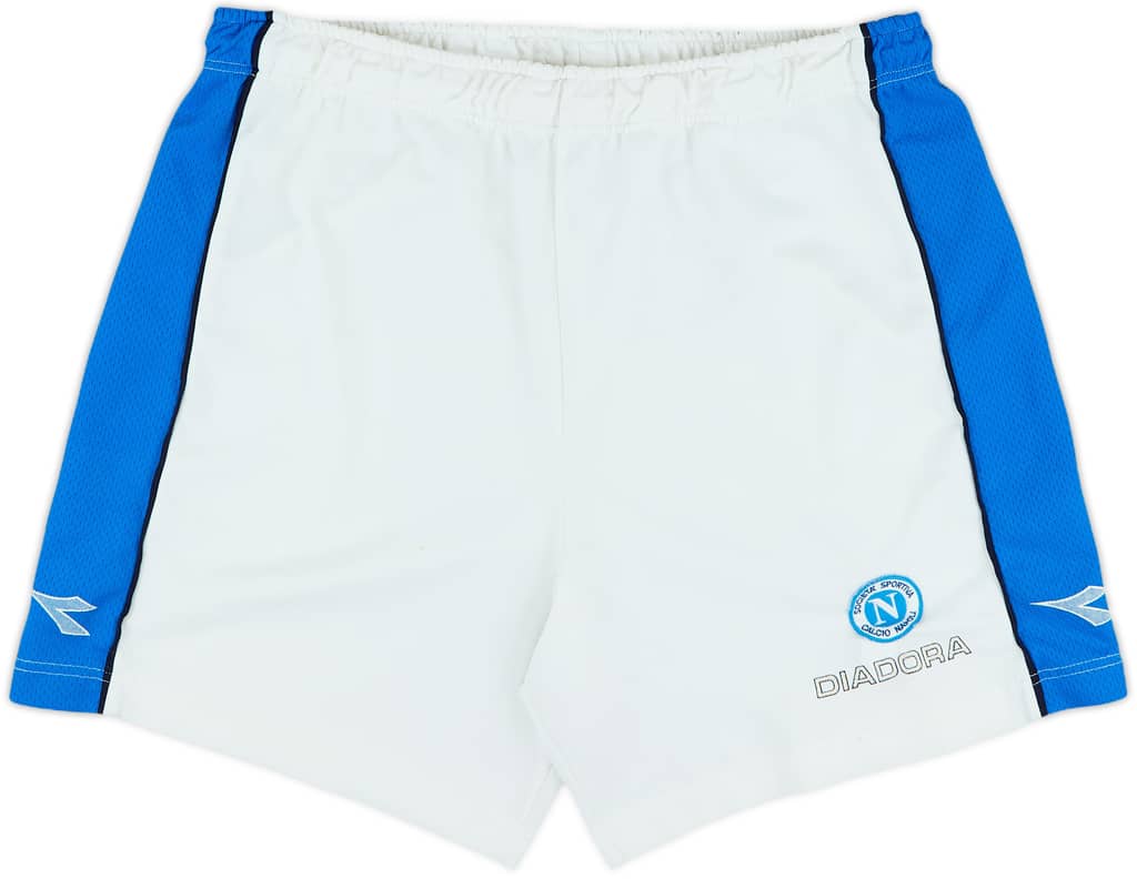2000-01 Napoli Home Shorts - 5/10 - (XL)