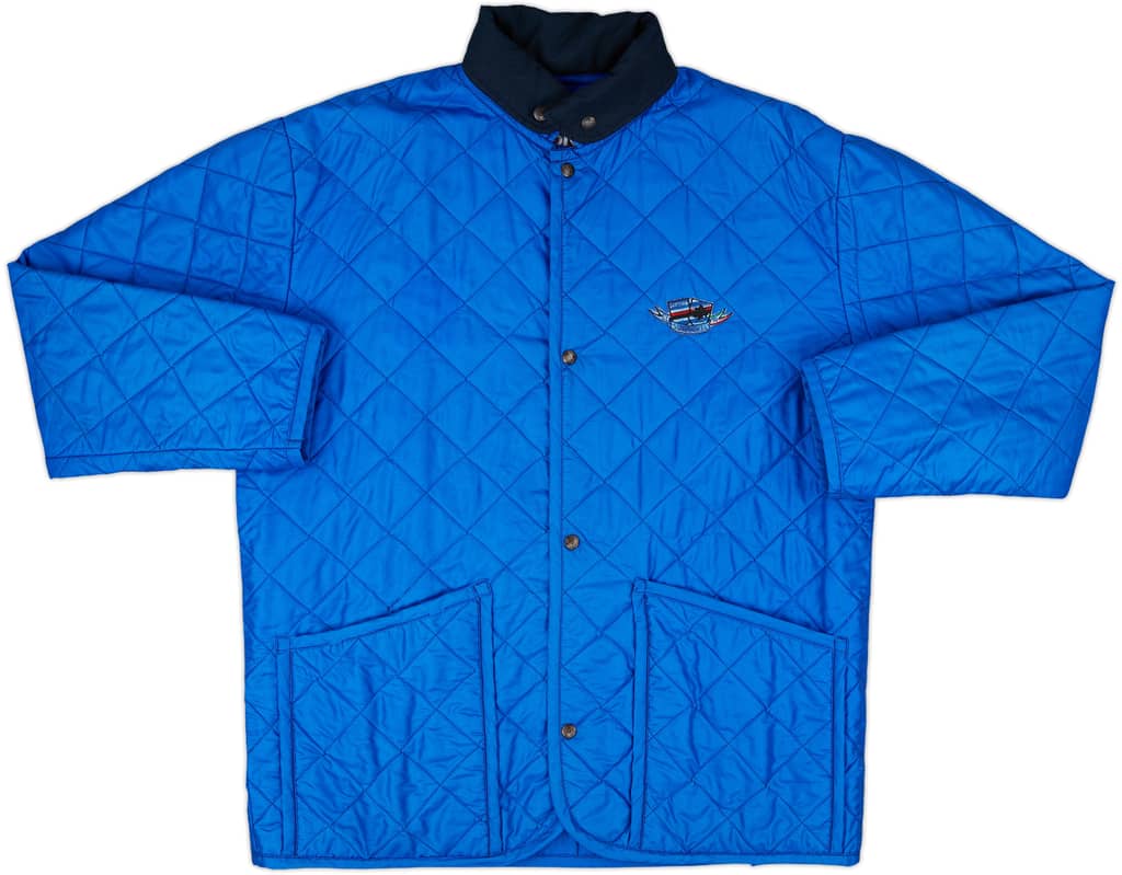 1992-94 Sampdoria Asics Quilted Jacket - 8/10 - (L)