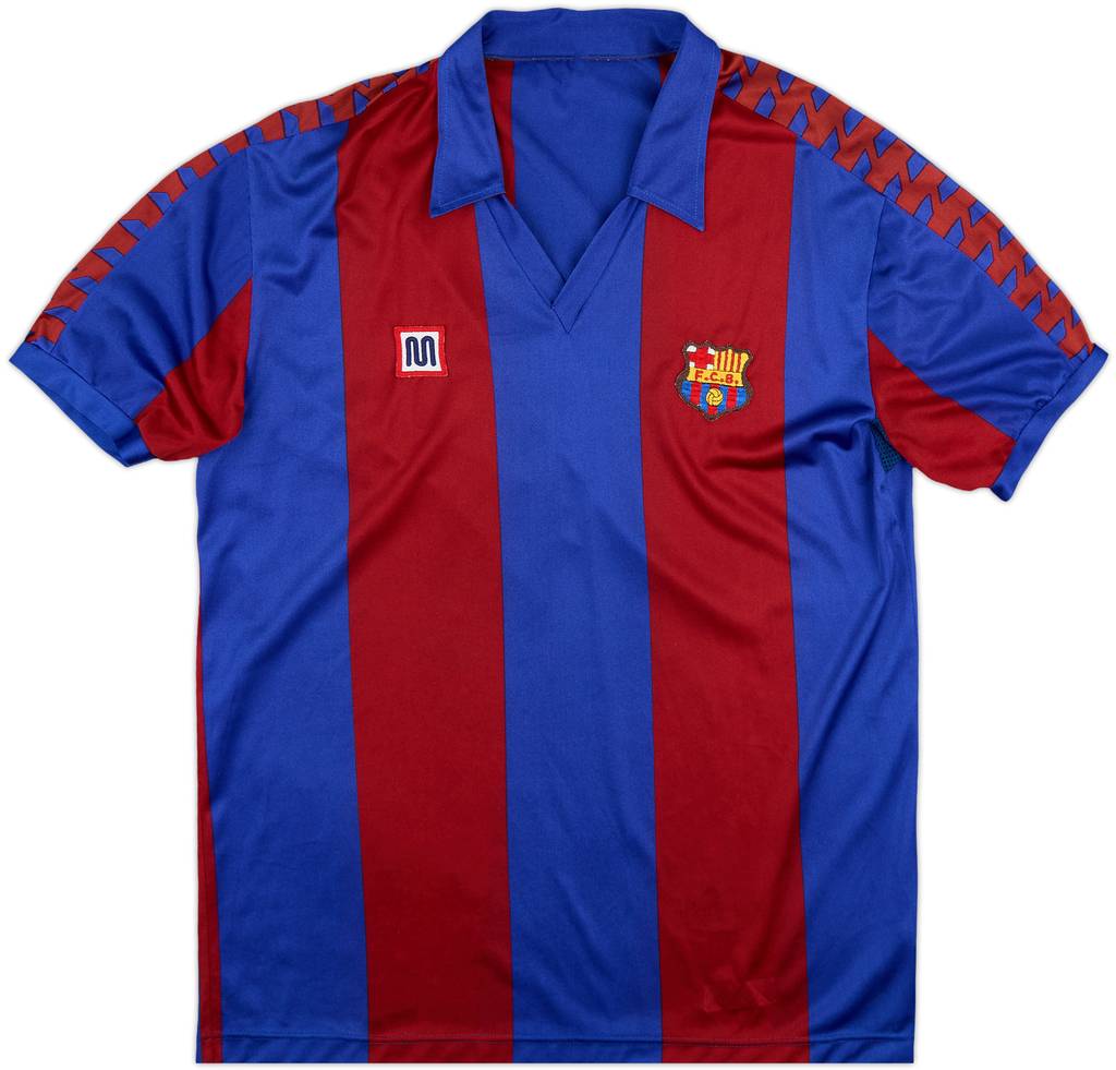 1984-89 Barcelona Home Shirt - 10/10 - (XL)
