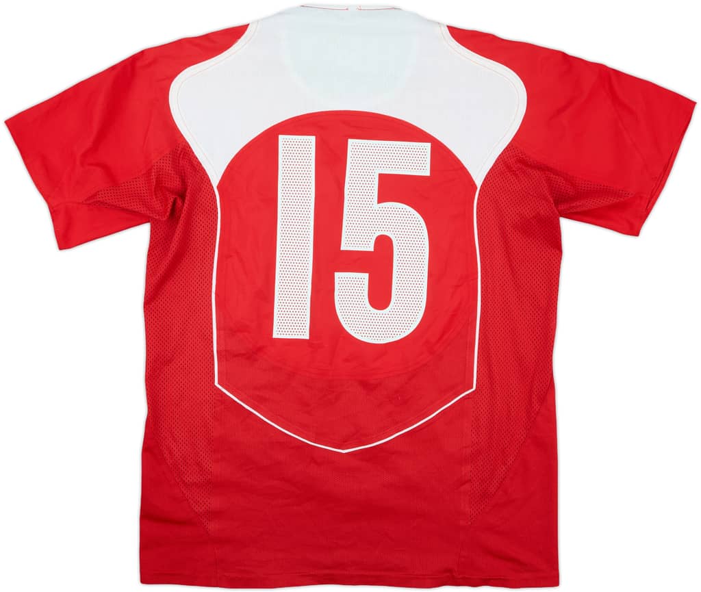 2004-06 Turkey Match Issue Home Shirt #15