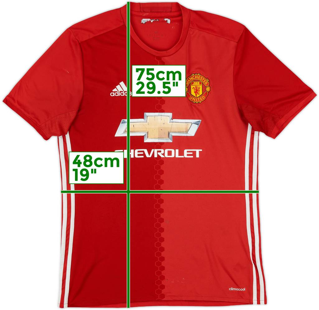 2016-17 Manchester United Home Shirt - 5/10 - (M)