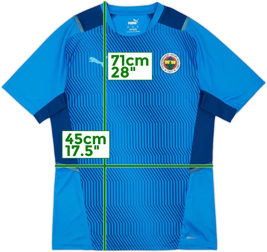 2021-22 Fenerbahce Puma Training Shirt - 8/10 - (M)