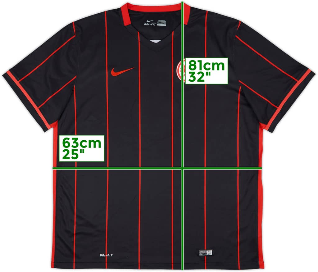 2015-16 Eintracht Frankfurt Home Shirt - 4/10 - (XXL)
