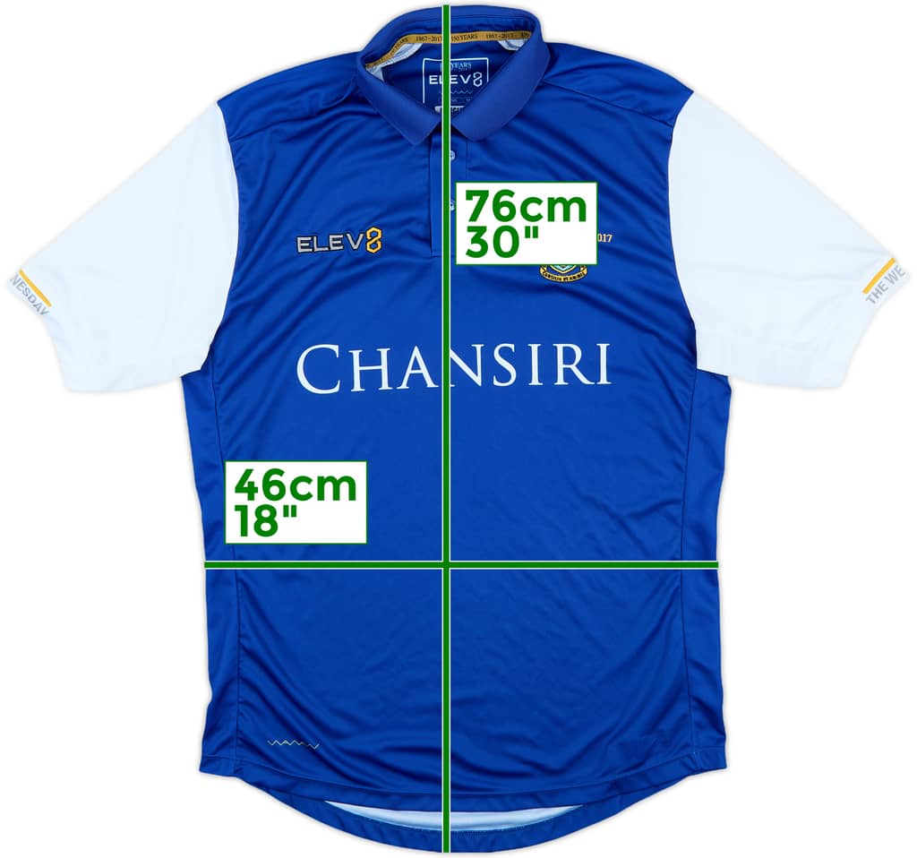 2017-18 Sheffield Wednesday Home Shirt - 8/10 - (M)