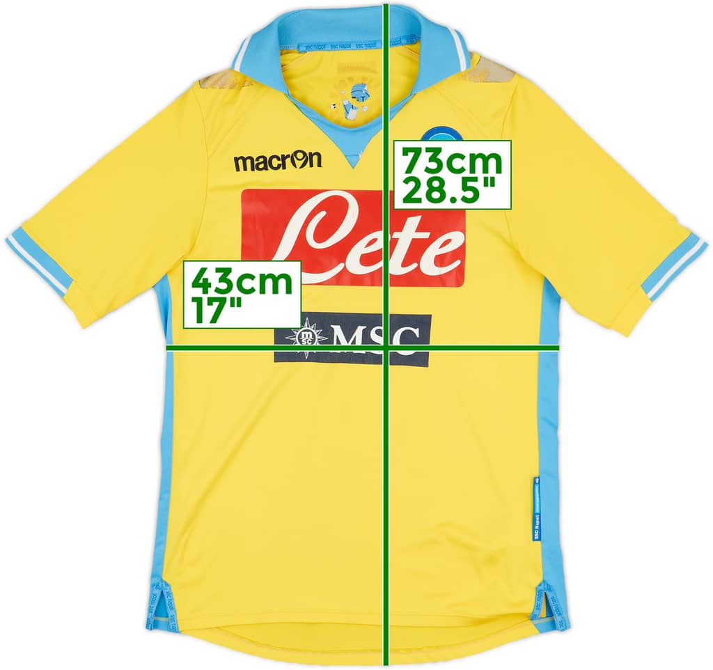 2011-12 Napoli Third Shirt - 5/10 - (XL.Boys)