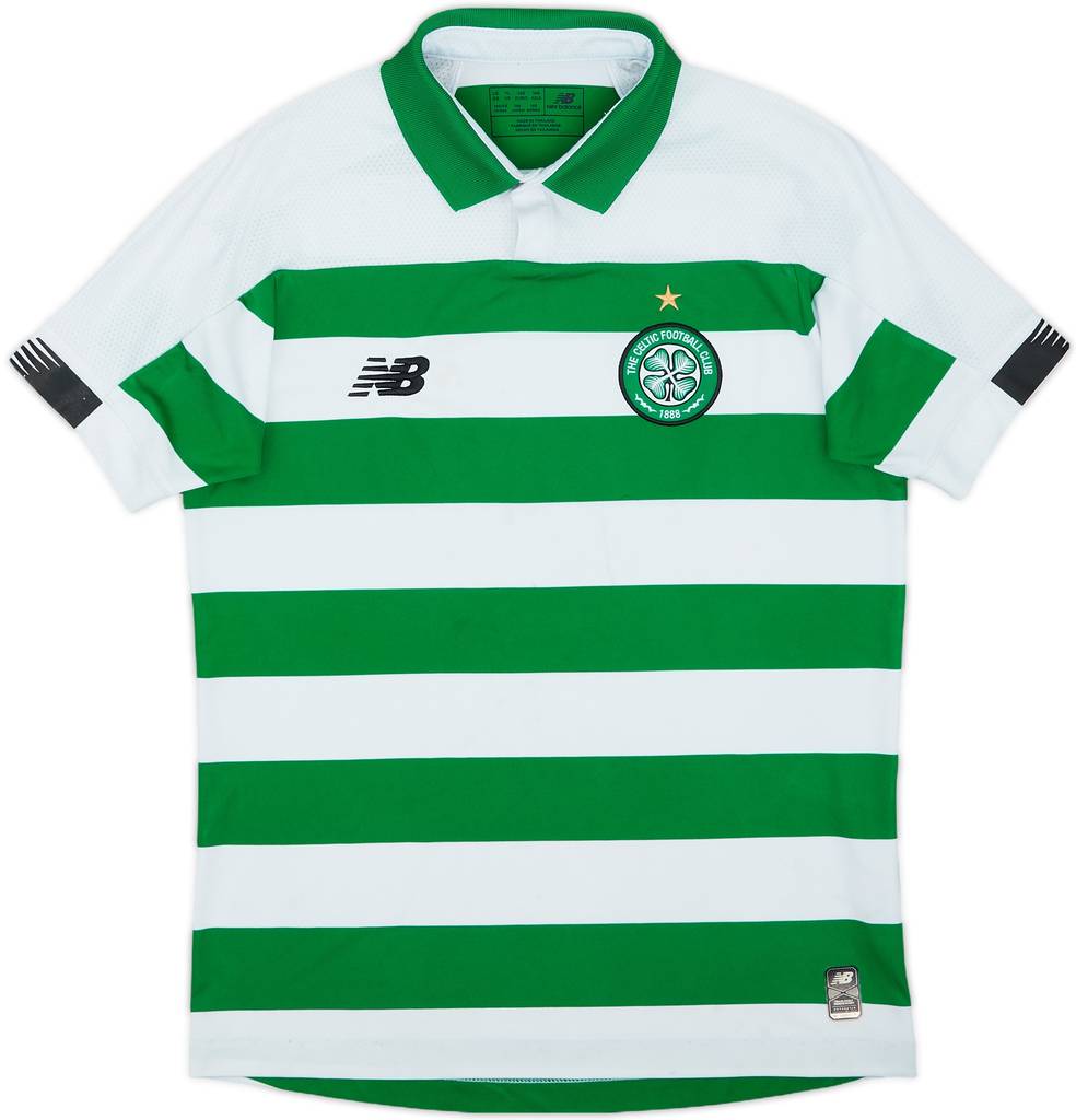 2019-20 Celtic Home Shirt - 8/10 - (L.Boys)