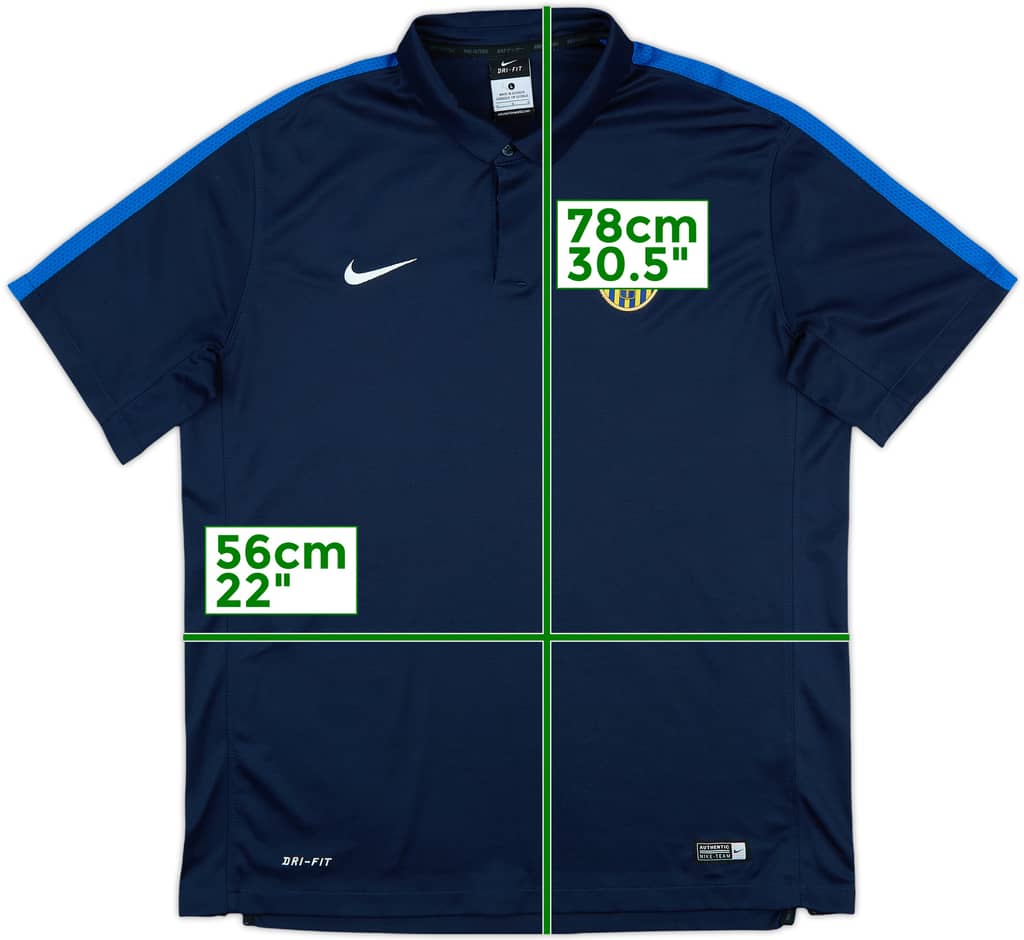 2015-16 Hellas Verona Nike Polo Shirt - 8/10 - (L)