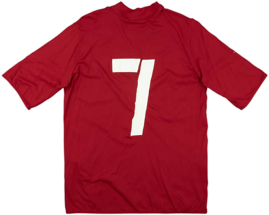 2003-04 Roma Match Issue Home Shirt #7