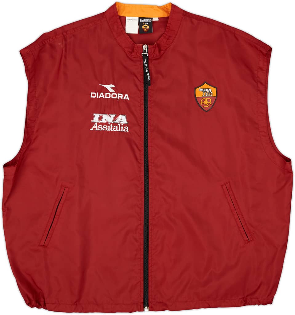 1998-99 Roma Diadora Gilet - 4/10 - (XL)