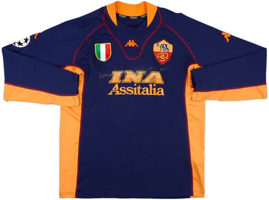 2001-02 Roma Player Issue Champions League GK Shirt Cejas #22 - 5/10 - (3XL)