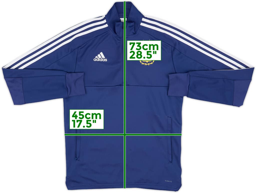 2017-18 Argentina adidas 1/4 Zip Sweat Top - 7/10 - (S)