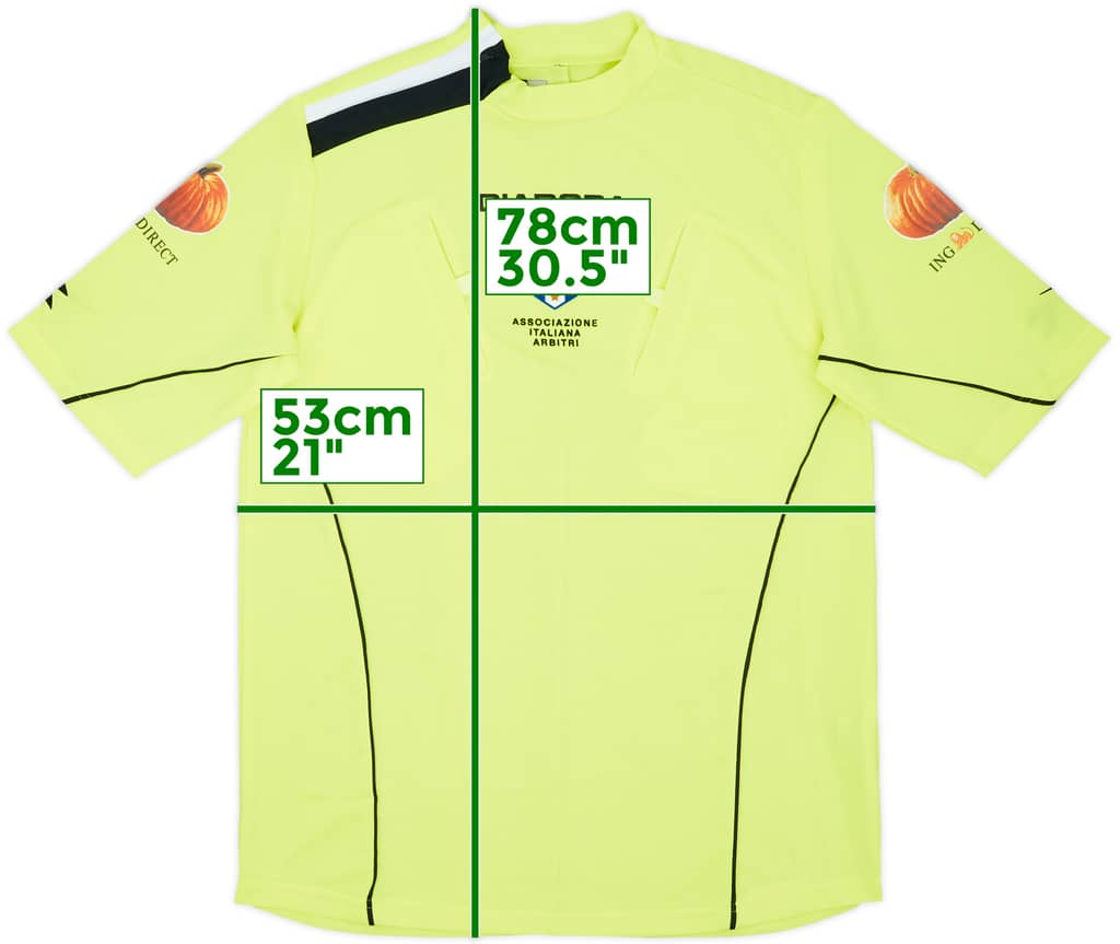2006-07 Italy Diadora Referee Shirt - 8/10 - (L)