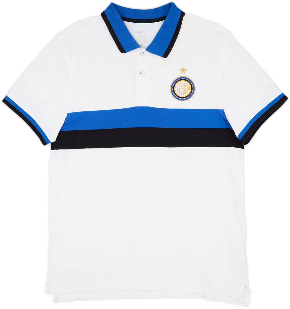 2010-11 Inter Milan Nike Polo Shirt - 7/10 - (L)