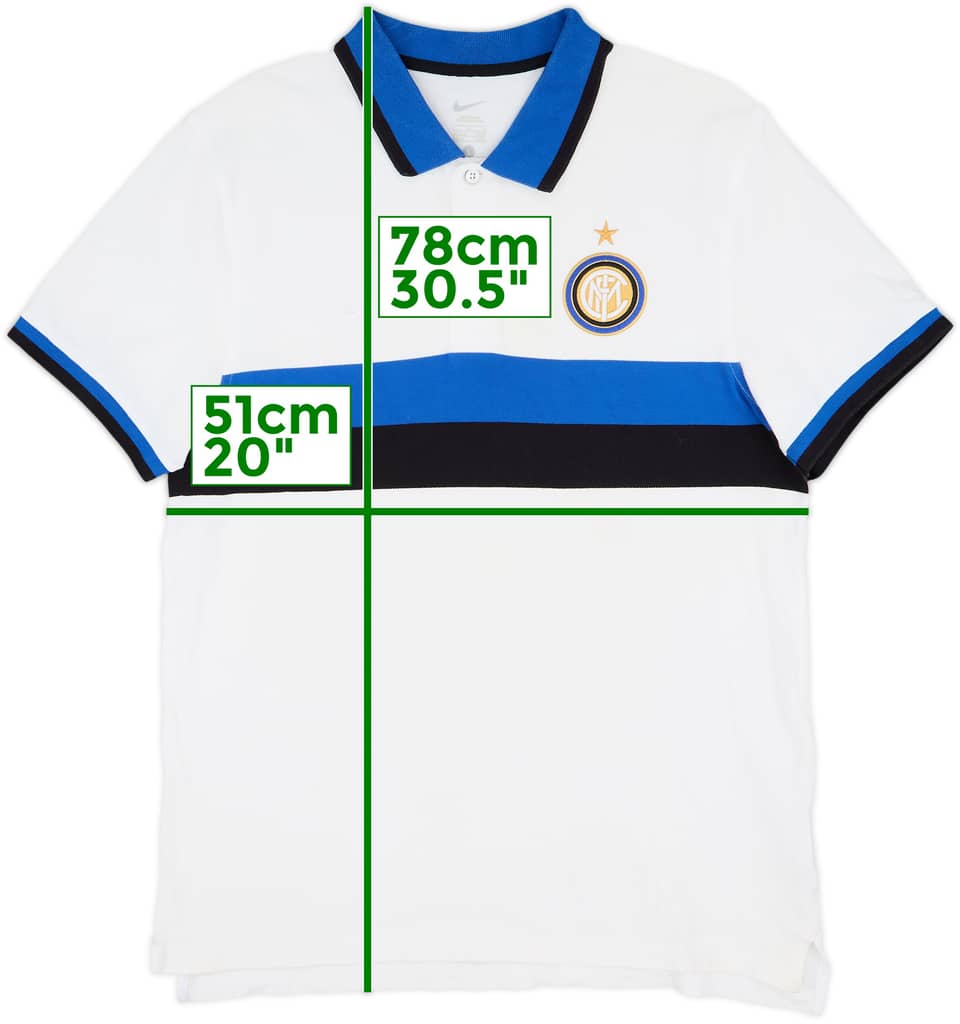 2010-11 Inter Milan Nike Polo Shirt - 7/10 - (L)
