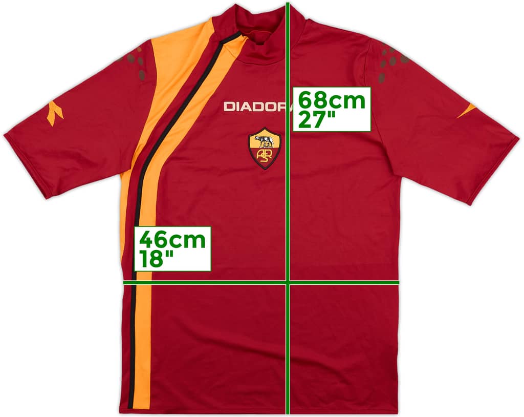 2005-06 Roma Home Shirt - 7/10 - (M)