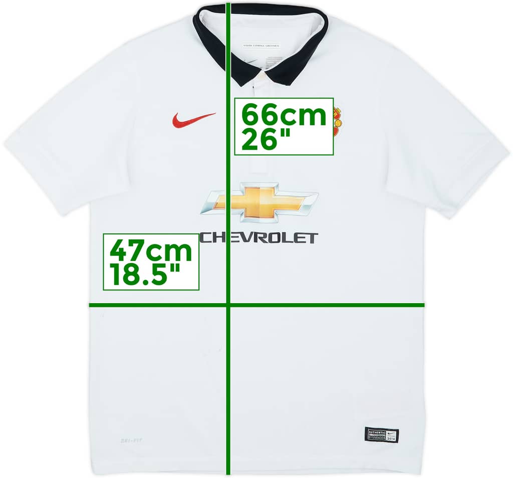 2014-15 Manchester United Away Shirt - 8/10 - (XL.Boys)