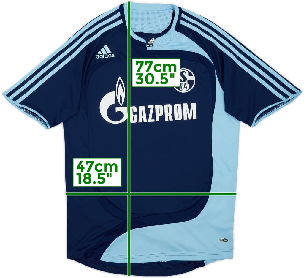 2007-08 Schalke European Home Shirt - 8/10 - (S)