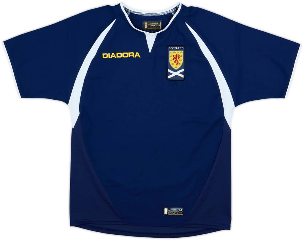 2003-05 Scotland Home Shirt - 10/10 - (M.Boys)