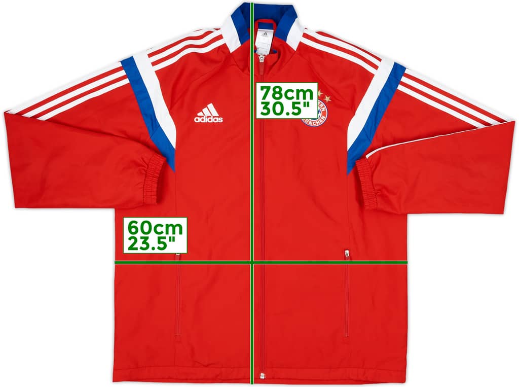 2014-15 Bayern Munich adidas Track Jacket - 8/10 - (L)