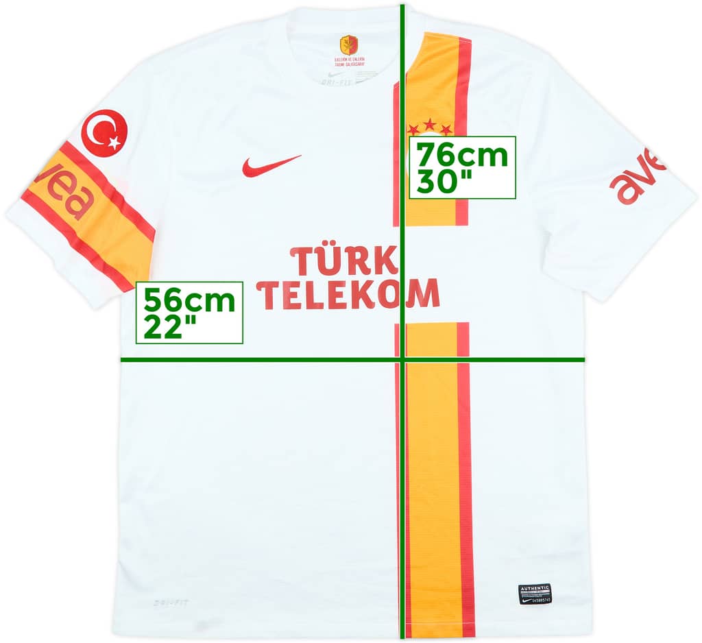 2012-13 Galatasaray Away Shirt - 9/10 - (L)