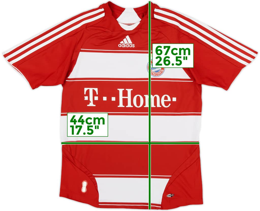 2007-08 Bayern Munich Home Shirt - 7/10 - (L.Boys)