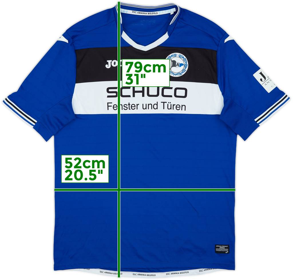 2017-18 Arminia Bielefeld Home Shirt - 7/10 - (XXL)
