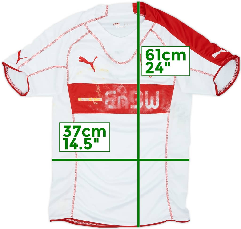 2005-06 Stuttgart Home Shirt - 3/10 - (L.Boys)