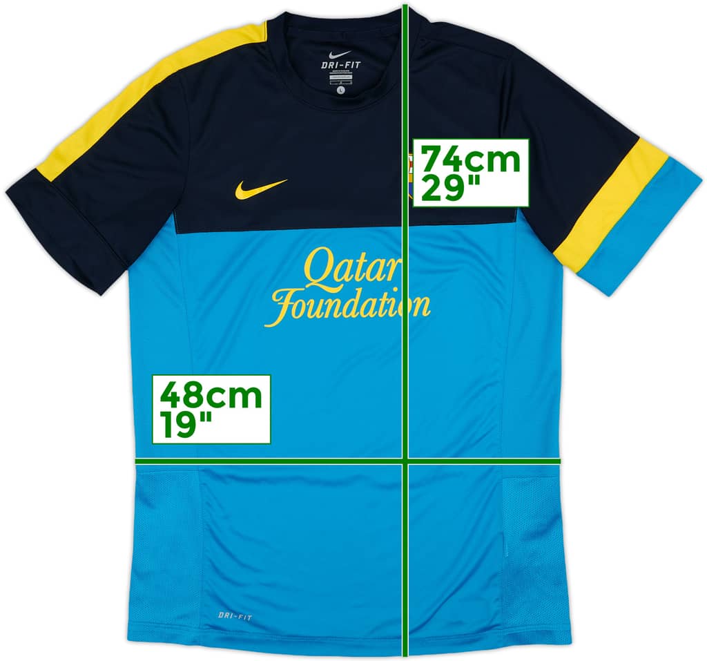 2012-13 Barcelona Nike Training Shirt - 8/10 - (L)