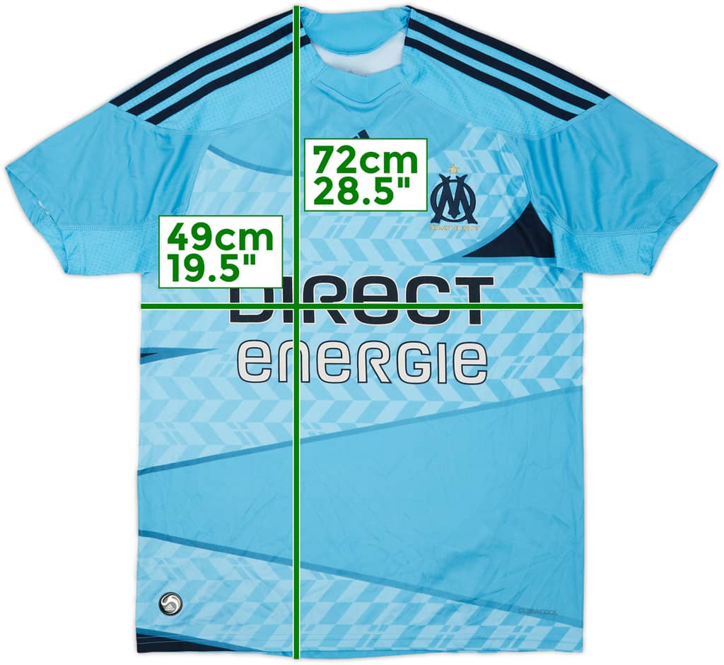 2009-10 Olympique Marseille Away Shirt - 9/10 - (XL.Boys)