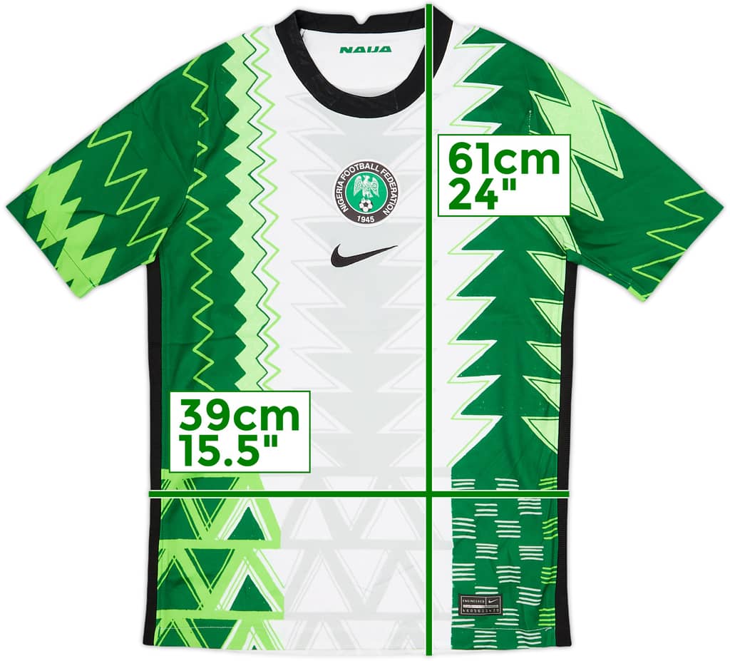 2020-21 Nigeria Home Shirt - 7/10 - (M.Boys)