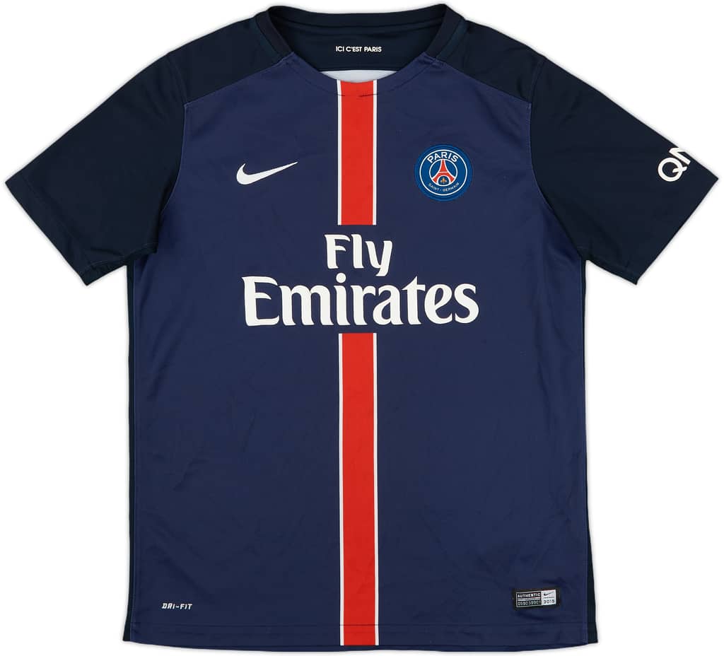 2015-16 Paris Saint-Germain Home Shirt - 6/10 - (XL.Boys)