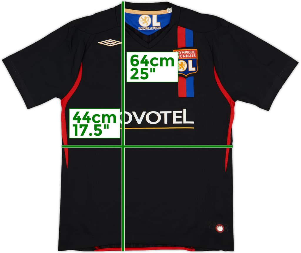 2007-08 Lyon Third Shirt - 5/10 - (L.Boys)