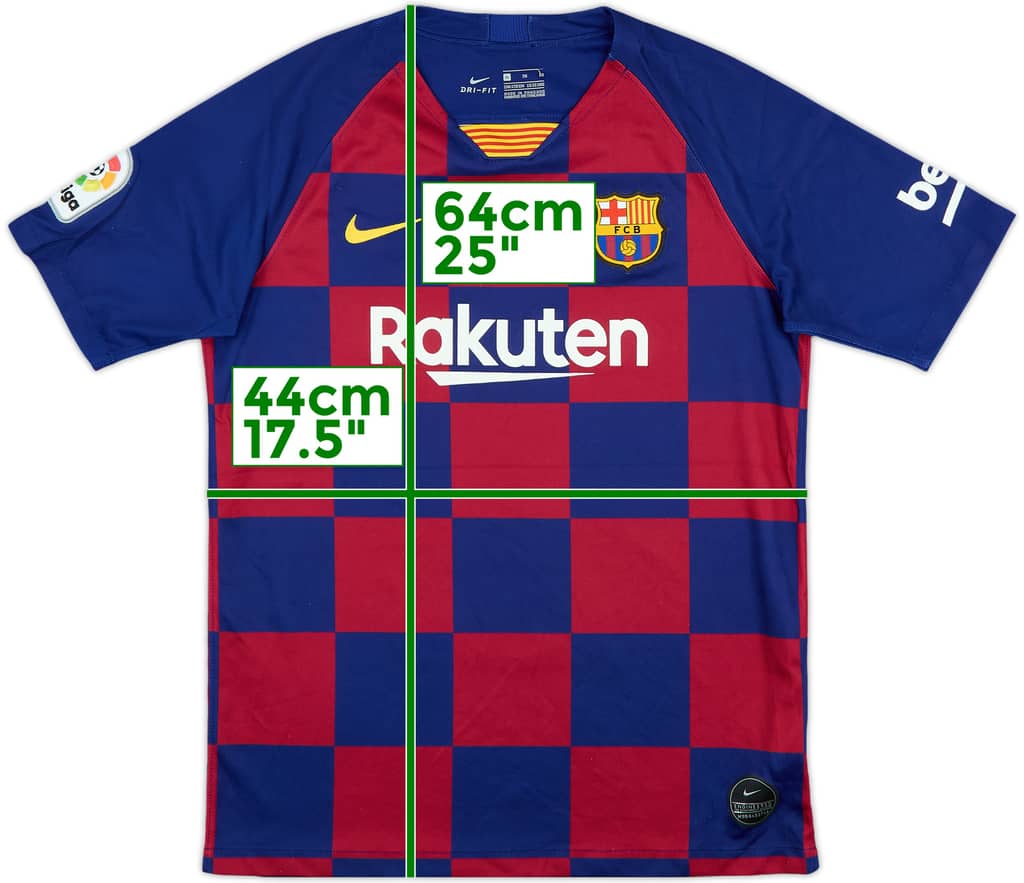 2019-20 Barcelona Home Shirt - 7/10 - (XL.Boys)