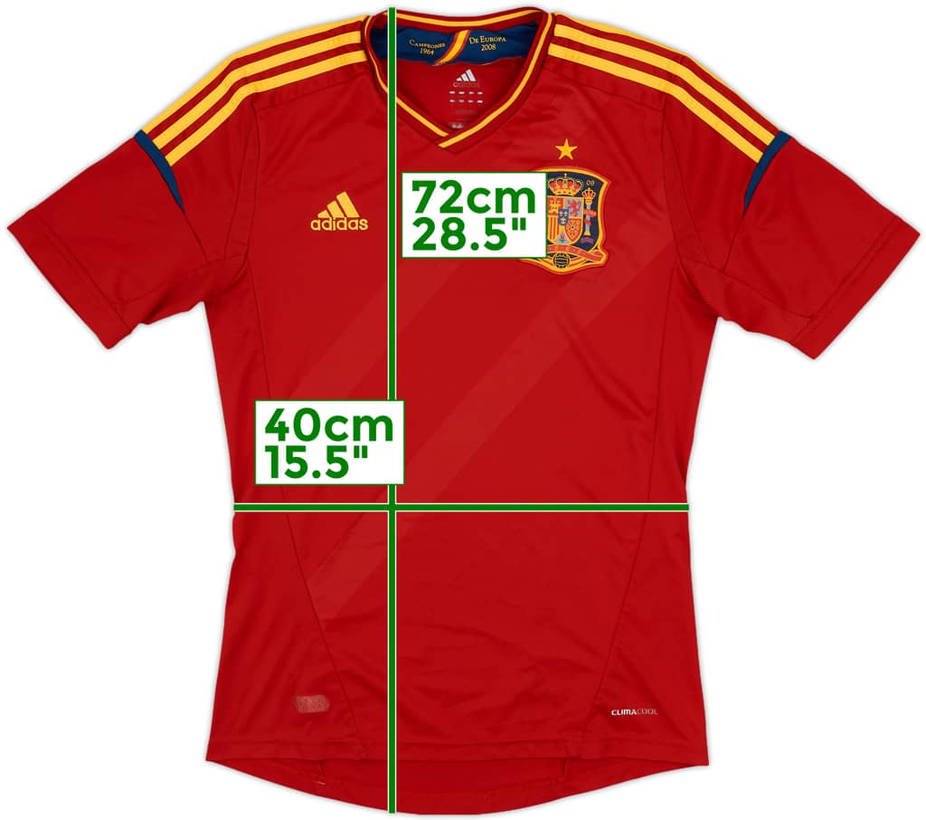 2011-12 Spain Home Shirt - 8/10 - (S)
