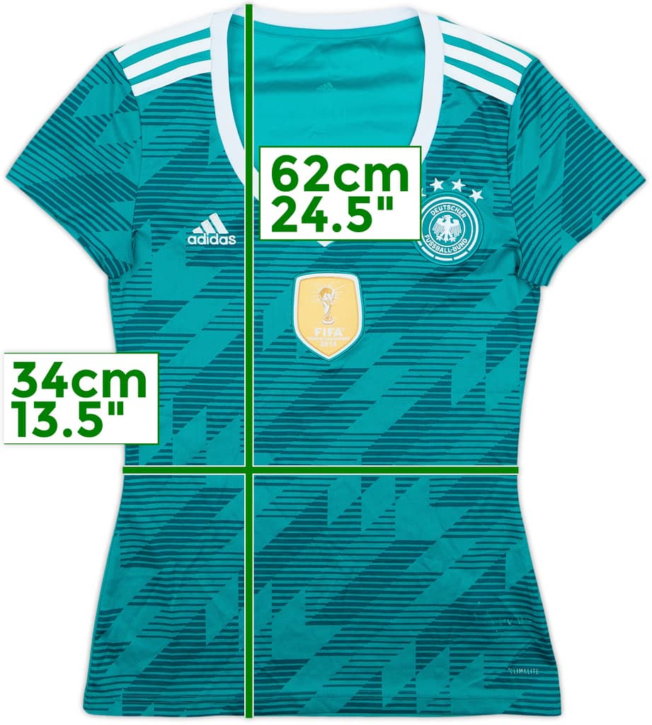 2018-19 Germany Away Shirt - 7/10 - (Women's XS)