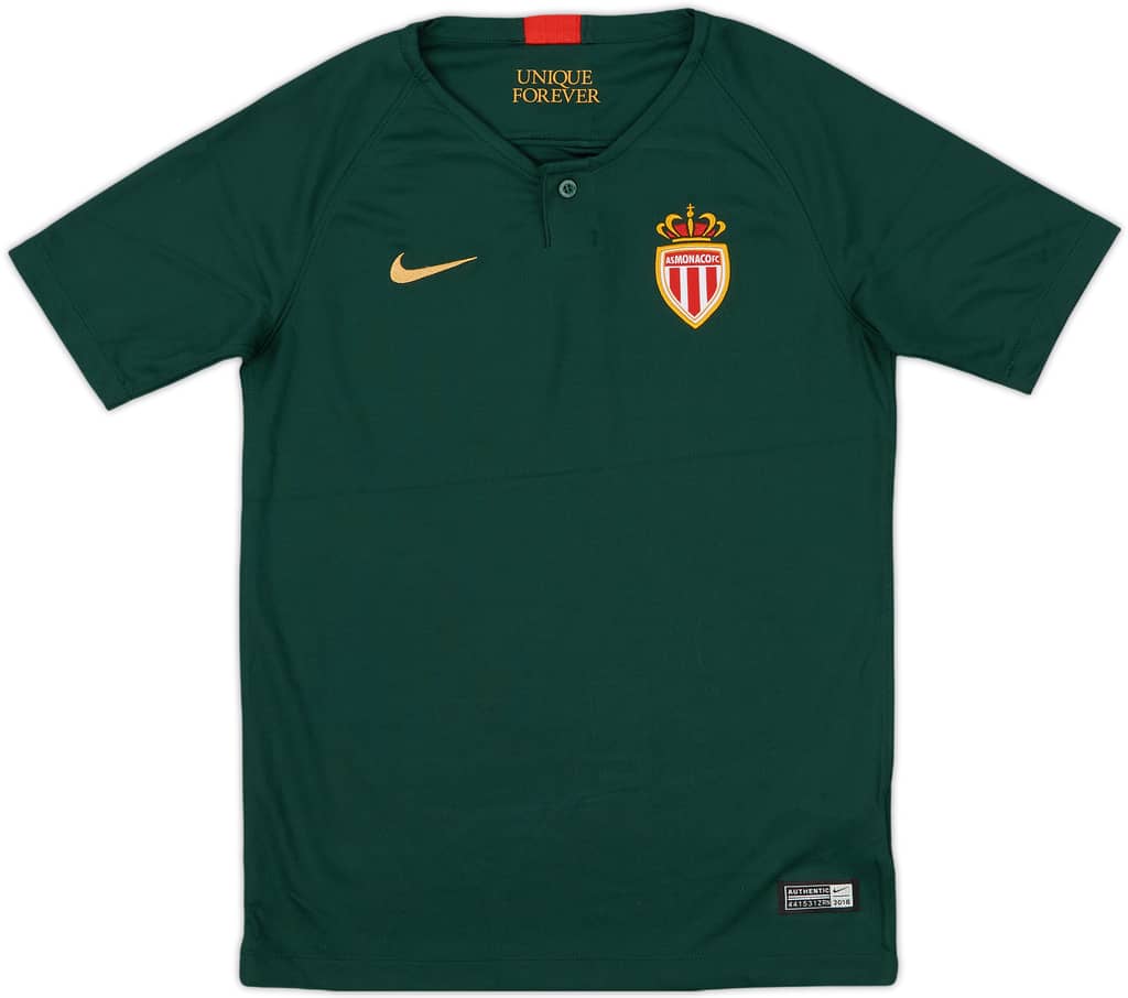 2018-19 Monaco Away Shirt - 10/10 - (M.Boys)